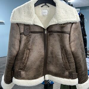 Avatar Jacket Size Medium Loft brown 22" long